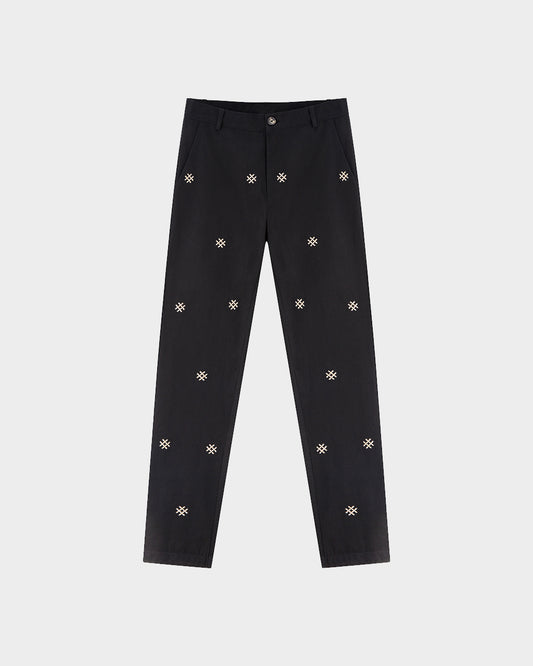 Prepster Chino Pant with all over embroidery