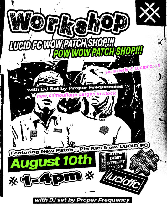 Workshop: Pins and Patch Pow Wow!