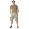 Rothco Vintage ACU Digital Camo Paratrooper Cargo Shorts