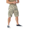 Rothco Vintage ACU Digital Camo Paratrooper Cargo Shorts