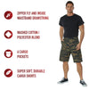 Rothco Vintage Tiger Stripe Camo Paratrooper Cargo Shorts