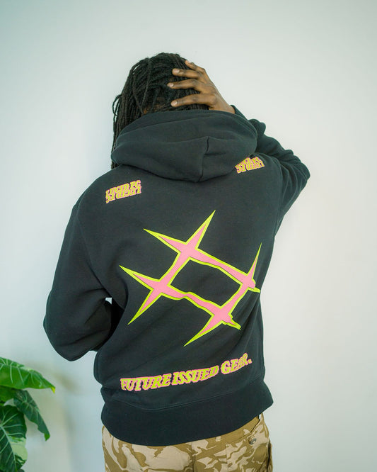 Cross-Star Pullover with hood