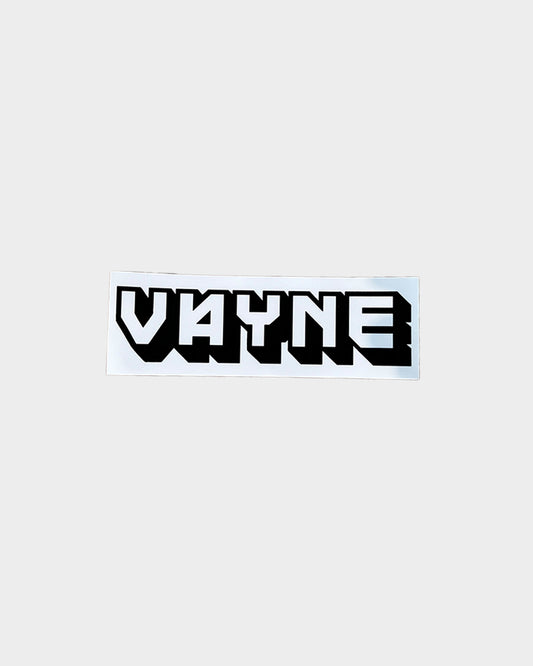 VAYNE 6" Sticker white